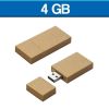 MEMORIA USB DE CARTÓN RECICLADO Y TAPA CON IMÁN 4GB (U-USB-031-EC)