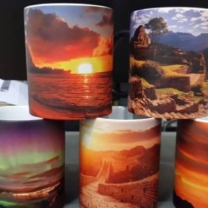 TAZA MAGICA PERSONALIZADA 11OZ (NEGRO O ROJO) - (TAZAMAGICA)