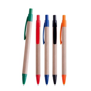 BOLÍGRAFO ECO STYLE AZUL (BP 3863 - CARTÓN)(F)