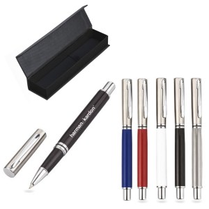 BOLÍGRAFO DALEZZO AZUL (FM 8592 - METAL)(F)