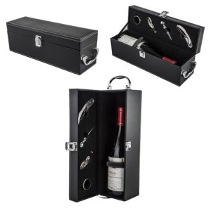 SET MERLOT NEGRO (O 024 - METAL/CURPIEL)(F)