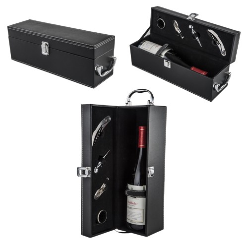 SET MERLOT NEGRO (O 024 - METAL/CURPIEL)(F)