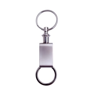LLAVERO DUO PLATA (MK 005 - METAL)(F)