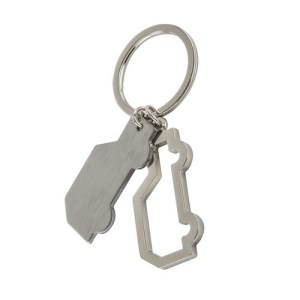 LLAVERO AUTO PLATA (MK 018 - METAL)(F)