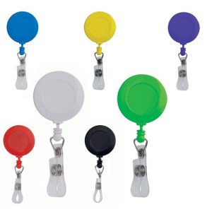 YO-YO PORTA GAFETE DE COLOR SÓLIDO SENSI - (F-O-004)