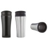 TERMO MIKA PLATA/NEGRO (T 47 - ACERO INOXIDABLE)(F)