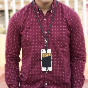 COLLAR PORTA CELULAR CON TARJETERO LASTIC (D-A2439)