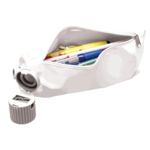 LAPICERA ESCOLAR EN FORMA DE TUBO CON SACAPUNTAS EN LA TAPA (S-MED014)