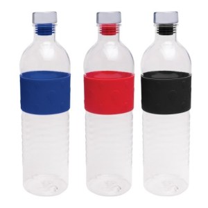 CILINDRO EN FORMA DE BOTELLA CON CINTURÓN DE SILICÓN (S-CIL003)