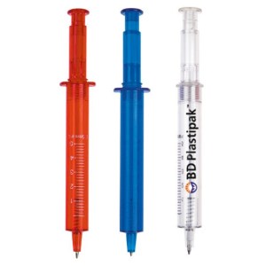 BOLIGRAFO (PLUMA (BOLIGRAFO)) JERINGA AZUL - (D-BPJ1617)