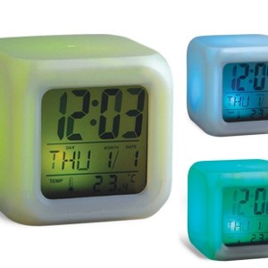 RELOJ DE MESA MULTIFUNCIONAL CUBO - (D-RMF330)