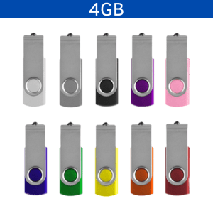 MEMORIA USB GIRATORIA LONDON 4GB (U-USB-010)