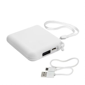 POWER BANK CUADRADA BLANCA (TEC-052-BL)