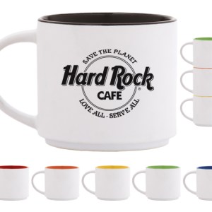 TAZA DE CERÁMICA BICOLOR BABEL (D-A2472)