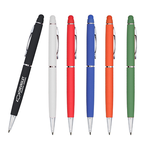 BOLÍGRAFO ISKAM AZUL (AL 18009 - METAL/RUBBER)(F)