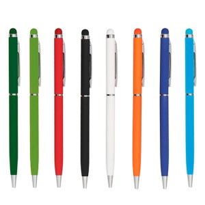 BOLÍGRAFO VERBEL AZUL (AL 5558R - METAL/RUBBER)(F)