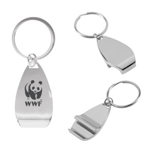 LLAVERO METALICO DESTAPADOR SERRA LLM2563 PLATA - (D-LLM2563)