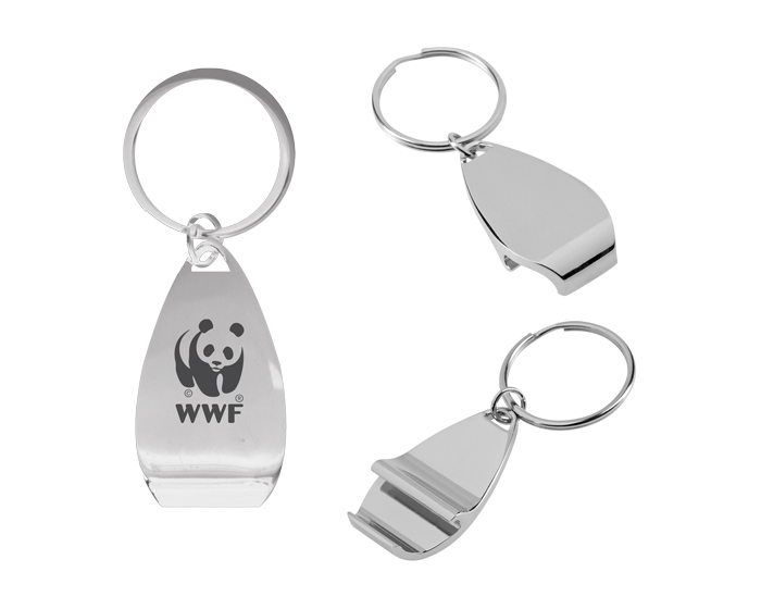 LLAVERO METALICO DESTAPADOR SERRA LLM2563 PLATA - (D-LLM2563)