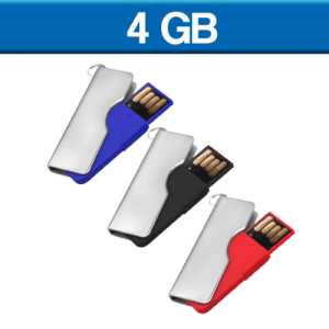 MEMORIA USB LLAVERO GIRATORIA 4GB (U-USB-044)