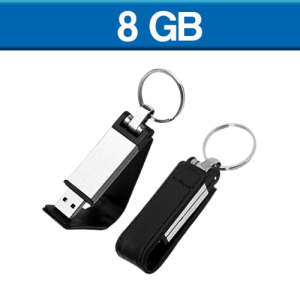 MEMORIA USB LLAVERO DE PIEL 8GB (U-USB--071)