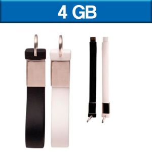 MEMORIA USB LLAVERO SILICÓN DE 4 GB (U-USB-005)