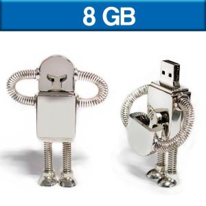 MEMORIA USB EN FORMA DE ROBOT 8GB (U-USB-026)