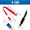 Memoria Usb Porta Gafete 4GB (U-USB-060)