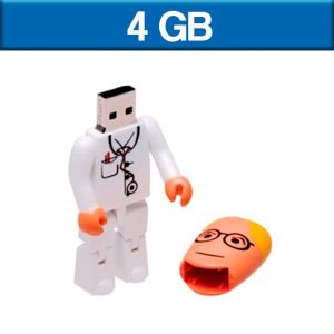 MEMORIA USB EN FORMA DE DOCTOR 4GB (U-USB-085)