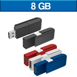 MEMORIA USB CLIPPER 8GB (U-USB-087)