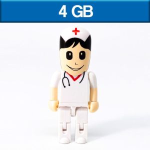 MEMORIA USB EN FORMA DE ENFERMERA 4GB (U-USB-093-BL)