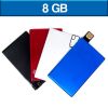 MEMORIA USB METÁLICA EN FORMA DE TARJETA 8GB (U-USB-107)