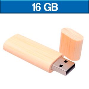 MEMORIA USB BAMBOO CON TAPA (U-USB-208)