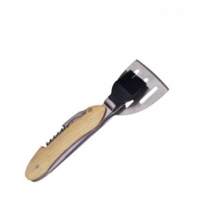 SET PARA PARRILLA CON MANGO DE MADERA (S-COC060)