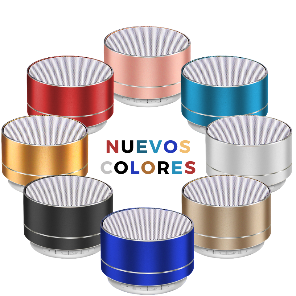 BOCINA METÁLICA CON BLUETOOTH (TEC-020)