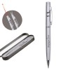 BOLIGRAFO C/LUZ Y LASER PLATEADO (D-2108)
