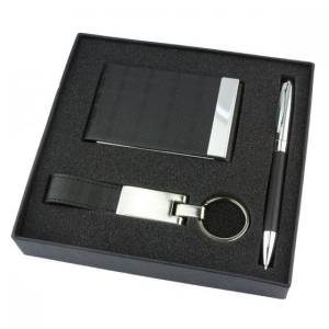 SET PRINCE NEGRO 61200 (CURPIEL / METAL)