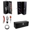 Set para Vinos Cabernet Negro 851056 (Madera / metal)