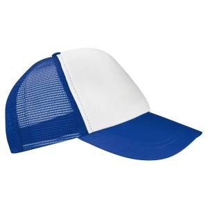 GORRA TRUCKER AZUL CAP 004 A (POLIÉSTER / RED DE POLIPROPILENO)(P)