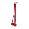 Cable Jenifra Rojo Metalico CEL 039 R (Aluminio / plástico)(P)