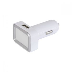 CARGADOR INOKO PLATA MATE CRG 008 S (PLÁSTICO)