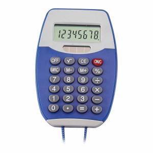 CALCULADORA COLGABLE ENCORE AZUL CT 150 A (PLÁSTICO)(P)