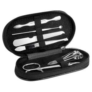 SET DE MANICURE SASKA NEGRO DAM 012 N (CURPIEL)(P)