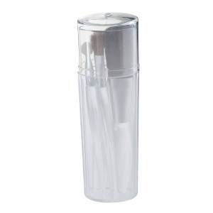 SET DE BROCHAS CRYSTAL FACE TRANSPARENTE DAM 570 (PLÁSTICO)