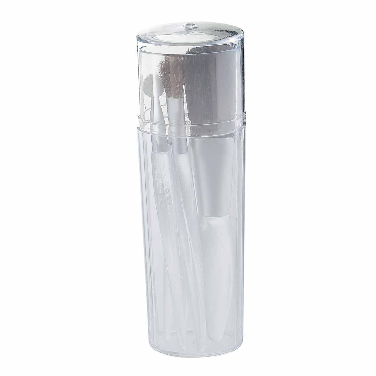 SET DE BROCHAS CRYSTAL FACE TRANSPARENTE DAM 570 (PLÁSTICO)