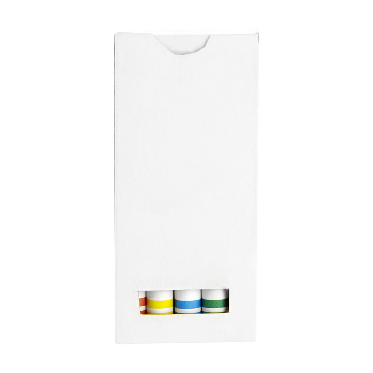 CAJA DE CRAYONES BLANCO DPO 014 (CERA / CAJA DE CARTÓN)