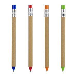BOLÍGRAFO ZAMBEZE ROJO ECO 035 R (CARTÓN / PLÁSTICO)(P)