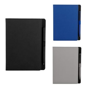 LIBRETA KIONA GRIS HL 2160 G (CURPIEL)(P)
