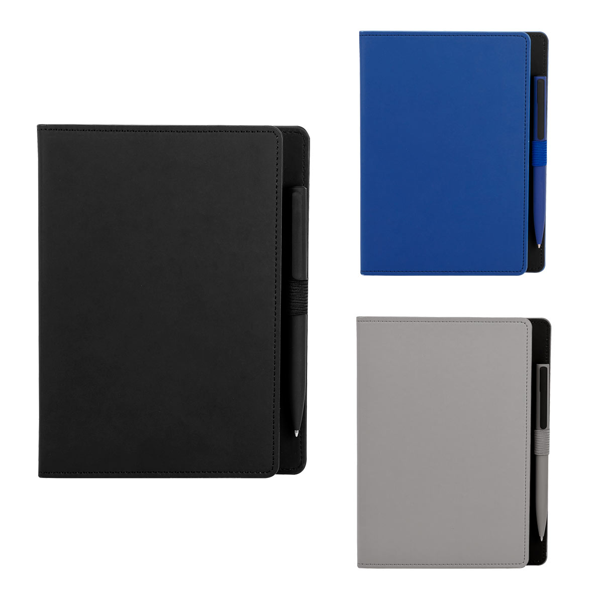 LIBRETA KIONA GRIS HL 2160 G (CURPIEL)(P)