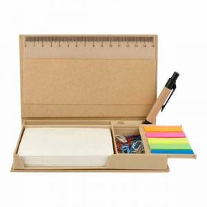 PORTA NOTAS DOKKA BEIGE HL 6270 (CARTÓN / PAPEL / PLÁSTICO)