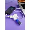 HUB DE 3 PUERTOS USB SHARUNA BLANCO HUB 011 B (PLÁSTICO)